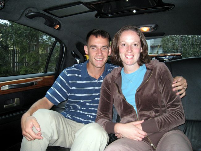 I think Marc said he had never been in a limo before!