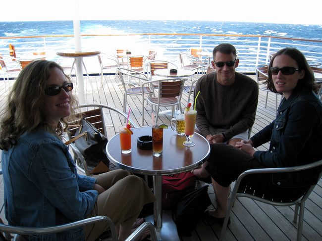 This was the first time any of us had ever been on a cruise.  It also just might be our last!