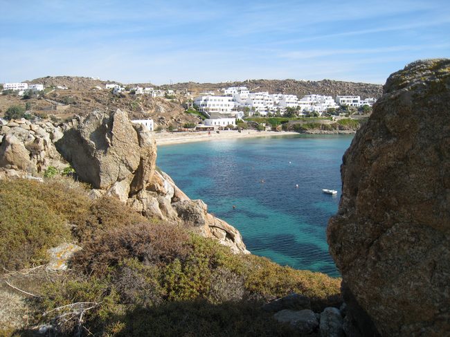 The view from the other side of the bay looking back towards our hotel!