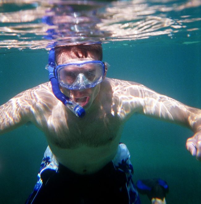 Marc's underwater flex!