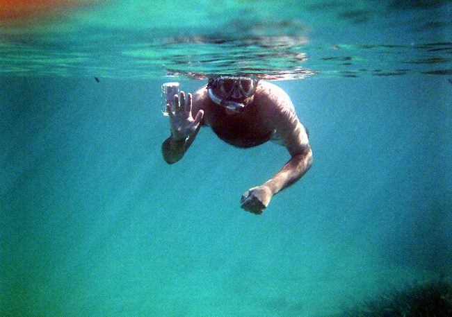 Hello from beneath the water!