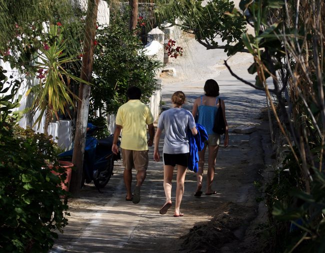 It was kind of like just walking through neighborhoods to get back to the hotel!