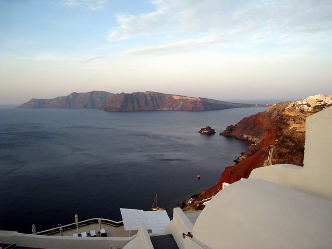After being left in the wrong place, we made it to our hotel!  This was our view!