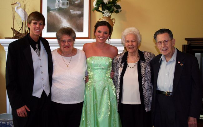 The grandparent's jump in!