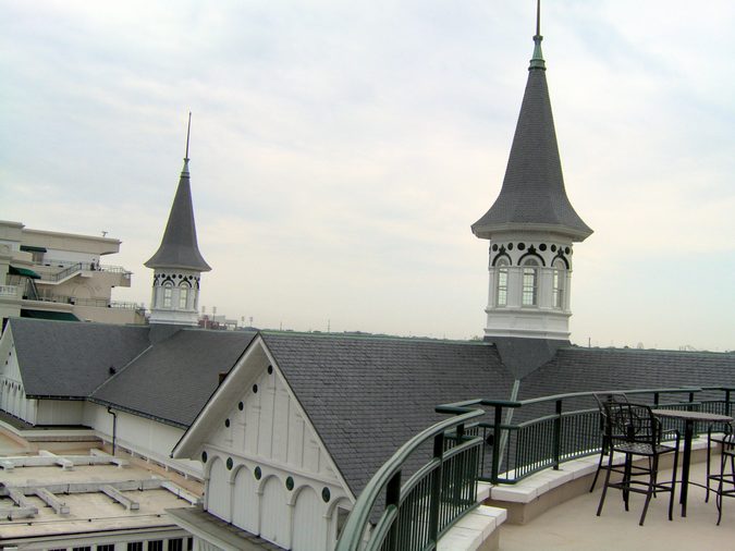 The legendary Twin Spires!