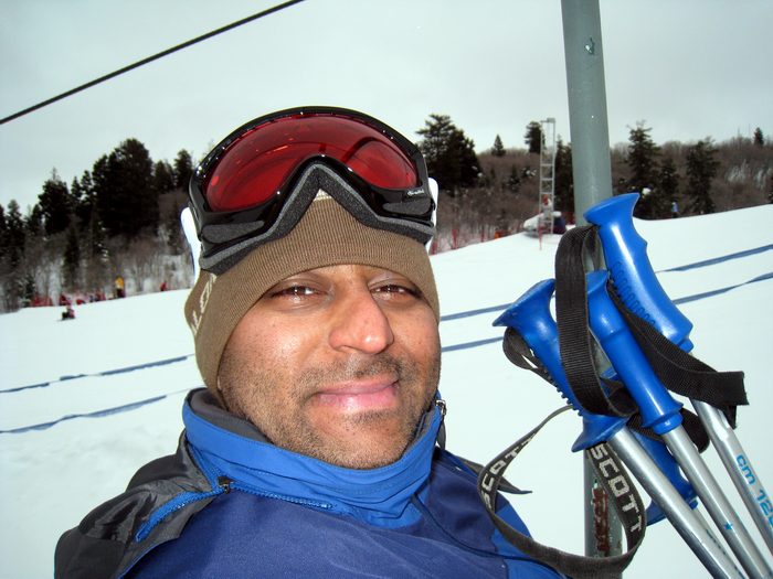 My mood and my skiing were slowly improving!