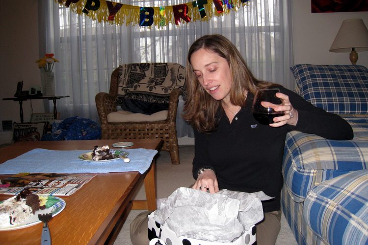 What's in the bag?  You'll have to ask Jen!