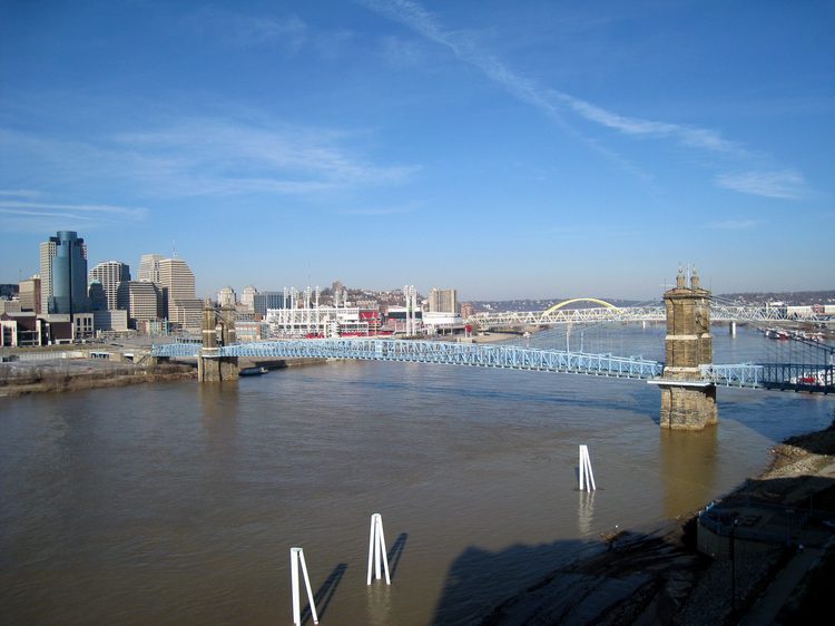 We stayed on the Kentucky side so we could have a view of the city!