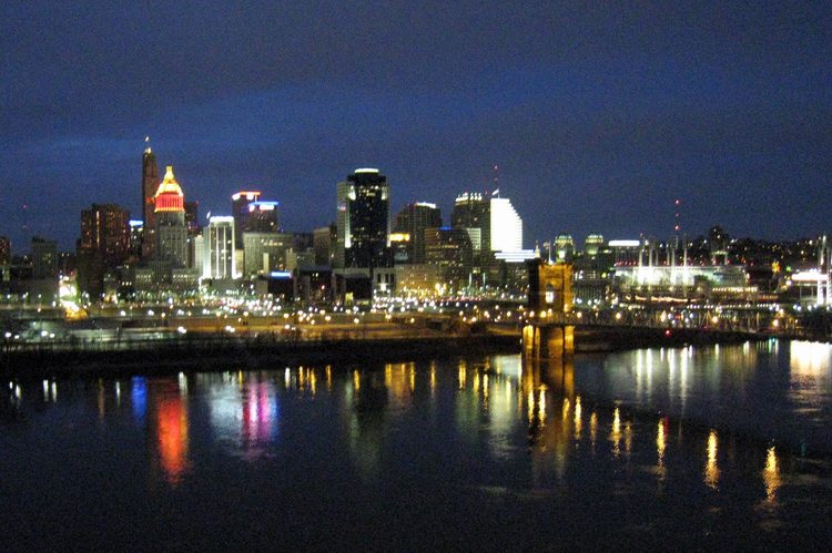 The view of the city at night!