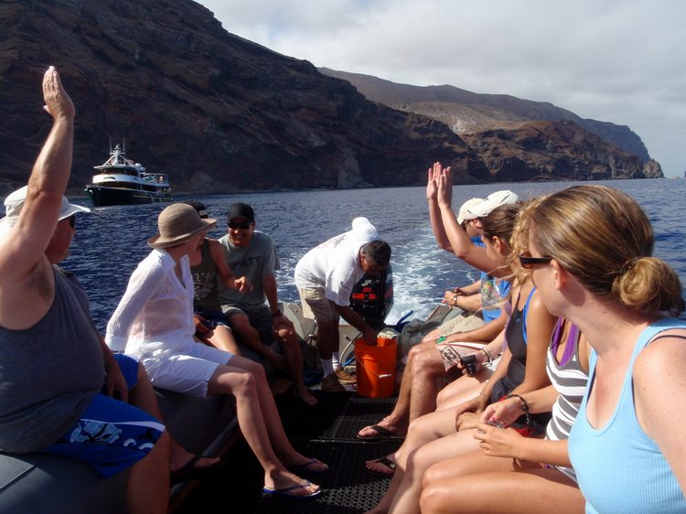 Now that we are dangerously away from the boat and in shark filled water, who wants a beer?