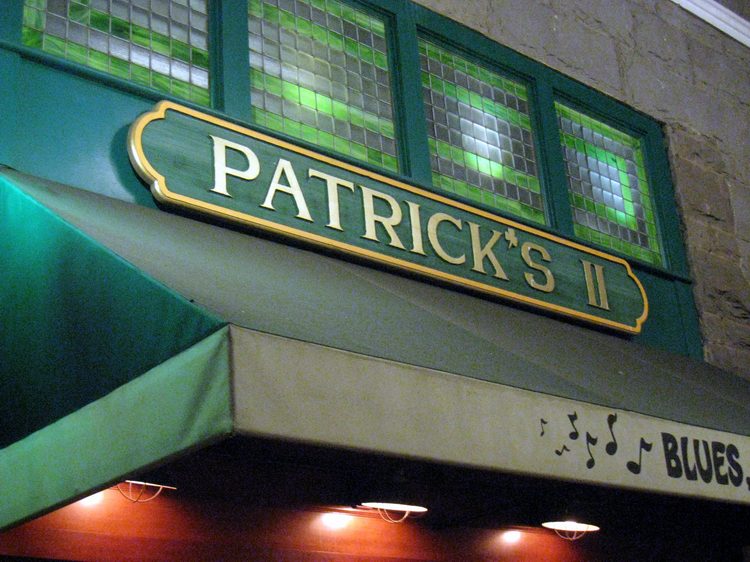 Later, we went out on the town!  This place was named after Jen's brother who is known in some circles as Pat 2!