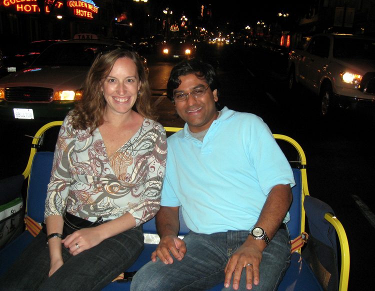 After our fun time out, we took a rickshaw ride home!