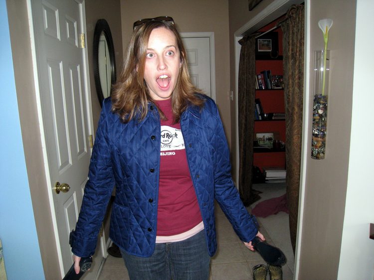 Jen is shocked at the setup!