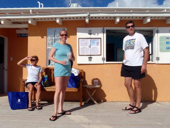 Waiting on the boat!