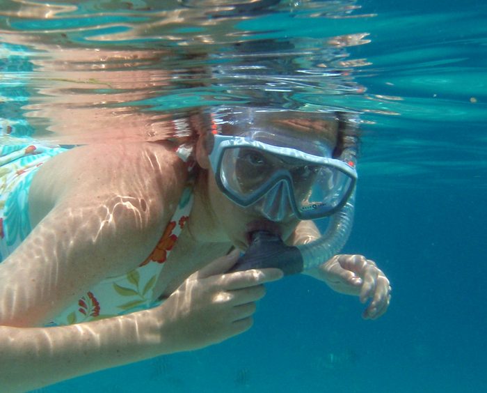I've never see such a strange and beautiful creature while snorkeling before!