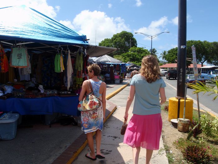 This area had a flea market vibe to it!
