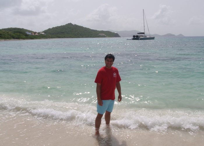 I'm getting in the water!