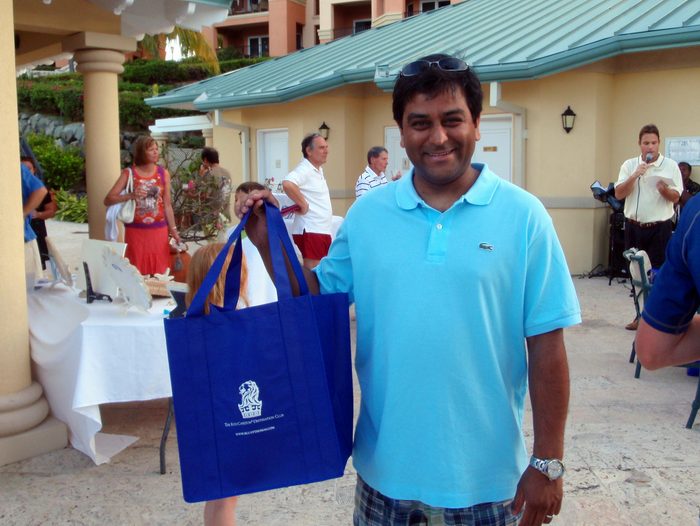 I won some bags in a raffle at the pool bar!
