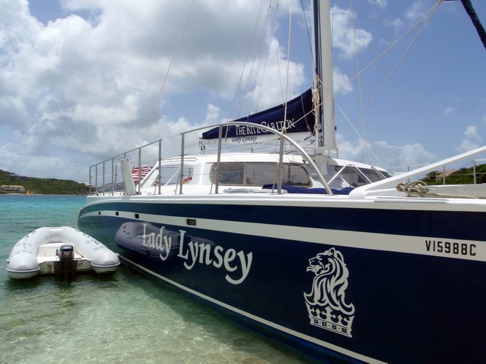 The had a nice sailboat on the premises!
