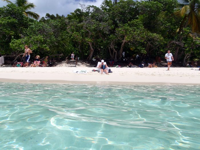 Jen relaxing on the beach!