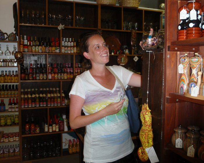 Of course, Jen had to do some shopping!