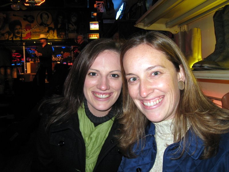 It was really strange to be in a bar with Megan!