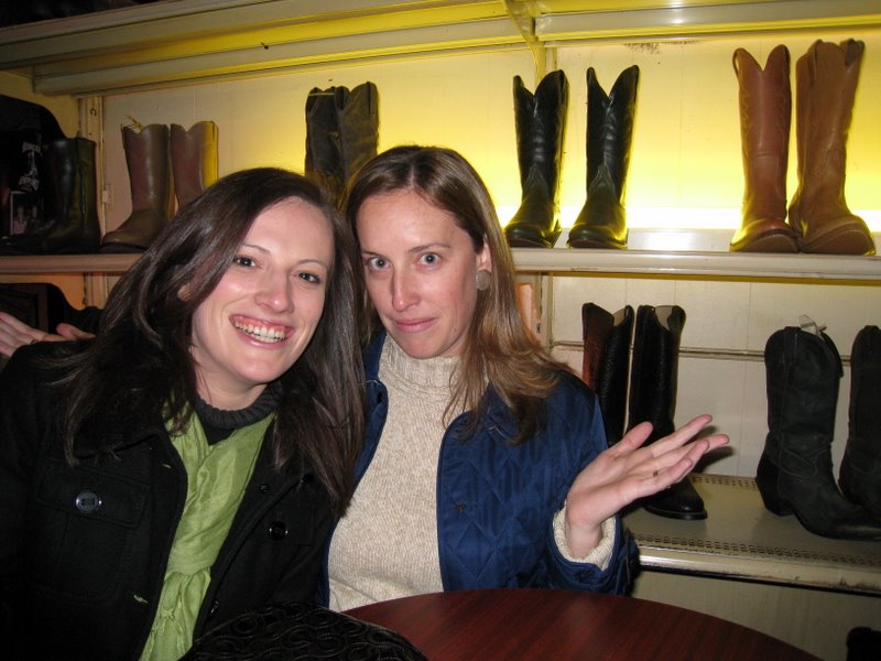 But not as weird as the boots for sale in the bar!