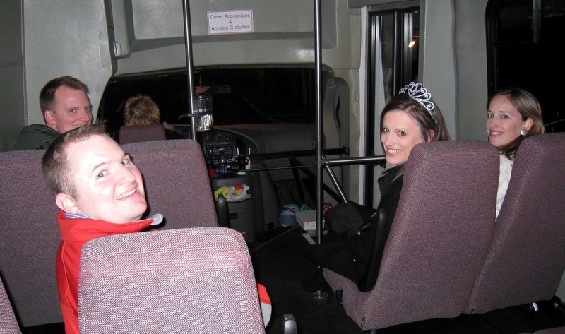 They had a shuttle that picked us up!  No driving for us!