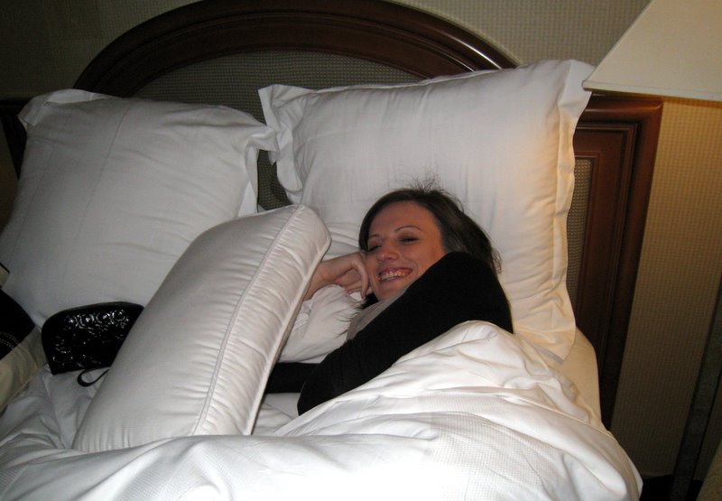 Getting too relaxed!  Too much red wine at dinner?