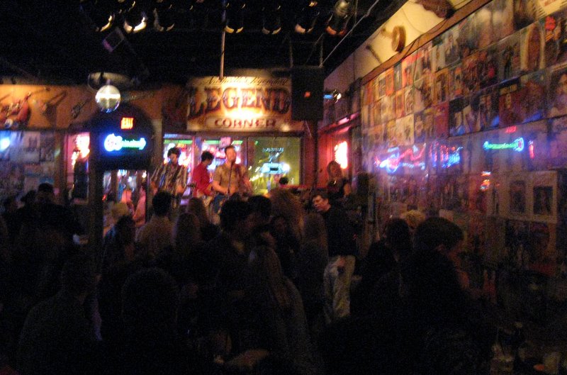Bands start playing here in the early afternoon!