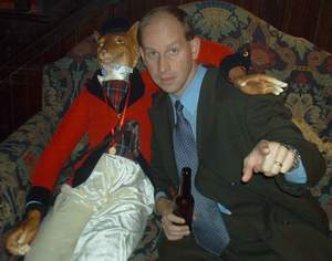 Ben hanging with the fox.