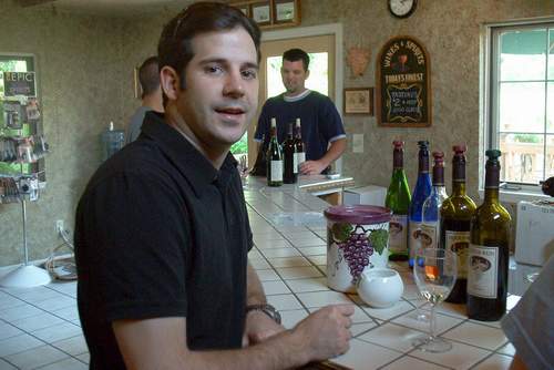 Wine tasting at Equus Run!