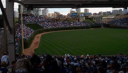 The view from our seats!