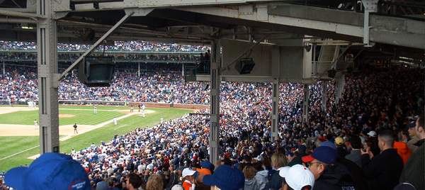 A view of home plate.