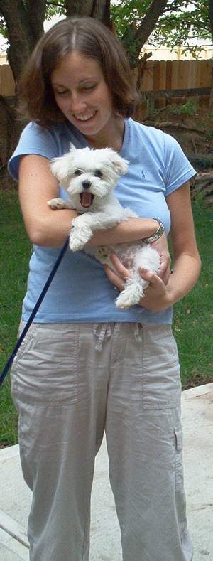 Jen with Lilly.