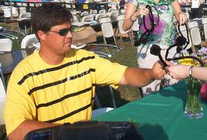 Albert getting his antenae.