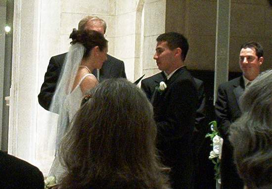 Exchanging vows!