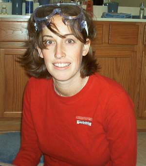Jen ready for work!